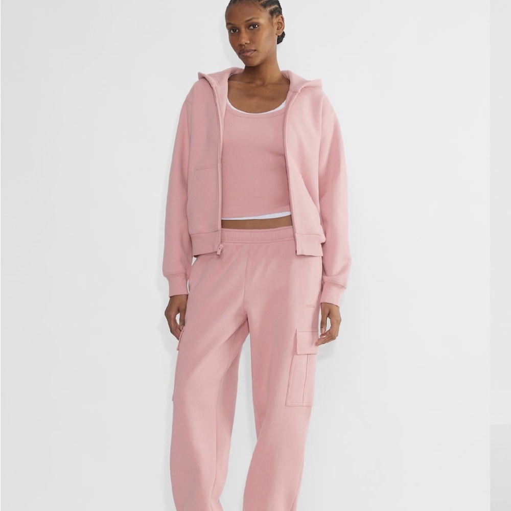Aritzia Cozy Sweatfleece Mega Cargo Jogger-Pink
